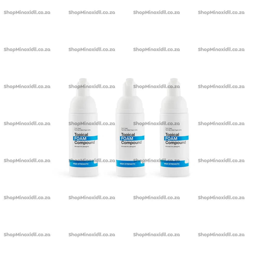 Minoxidil High Strength Foam 3 x 60ml bottles