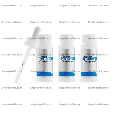 Minoxidil High Strength Solution 3 x 60ml Bottles